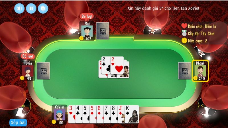 Hướng dẫn chơi bài tiến lên tại Zowin chi tiết cho người mới 3 Bài Tiến lên tại Zowin mang đến cho người chơi một sân chơi đầy thử thách và hấp dẫn