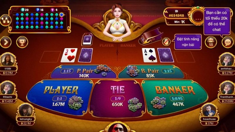 Baccarat online tại Zowin trò chơi bài huyền thoại 3 Zowin cung cấp một nền tảng chơi Baccarat trực tuyến với giao diện thân thiện và dễ sử dụng